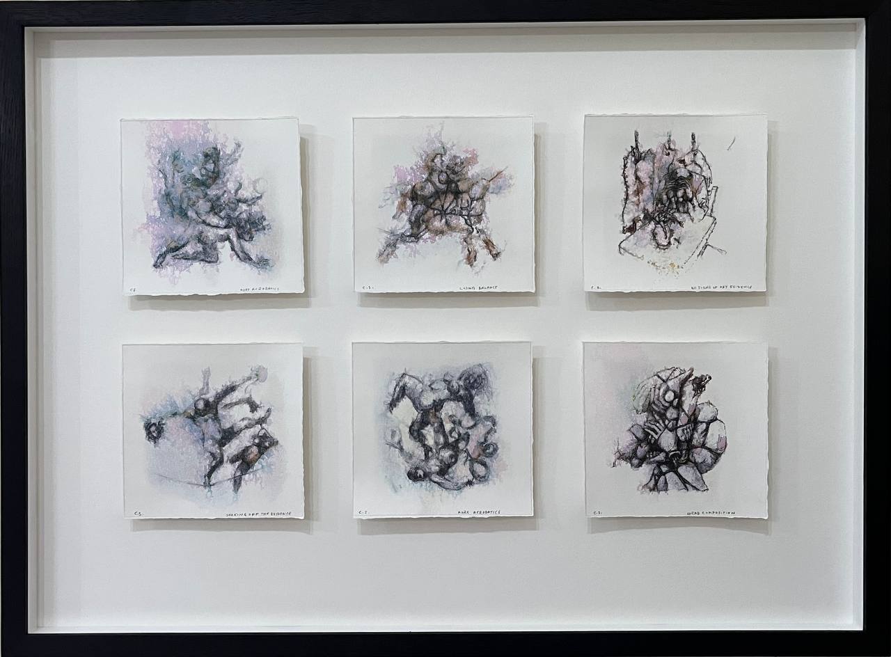 Six drawings by Carmel Said